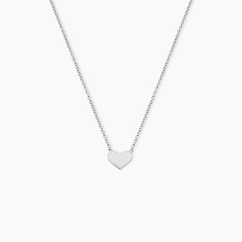 Collier Chandana Argent Blanc - Ras de cou Femme | Histoire d&rsquo;Or