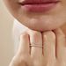 Alliance Julietta Or Blanc Oxyde De Zirconium - Alliances Femme | Histoire d’Or