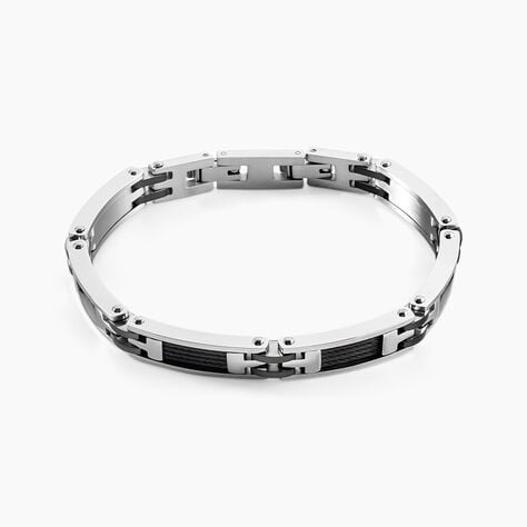 Bracelet Jourdan Acier - Bijoux sans pierre Homme | Histoire d&rsquo;Or