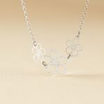 Collier Lucrezia Argent Blanc - Colliers fantaisie Femme | Histoire d&rsquo;Or