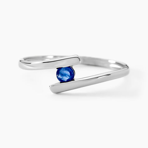 Bague Tamyra Or Blanc Saphir - Bagues solitaires Femme | Histoire d’Or