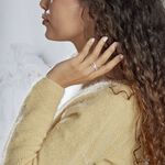 Bague Audon Argent Blanc Oxyde De Zirconium - Bagues avec pierre Femme | Histoire d&rsquo;Or