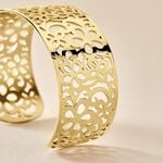 Bracelet Manchette Brenda Acier Jaune - Bracelets manchettes Femme | Histoire d&rsquo;Or