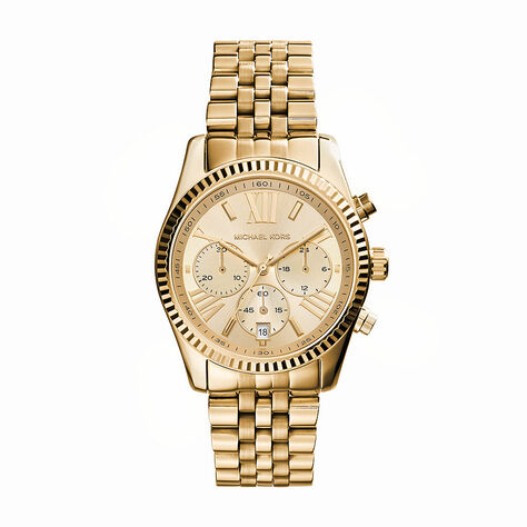 Montre Michael Kors Lexington Dor&eacute; - Montres Femme | Histoire d&rsquo;Or