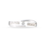 Bague Solitaire Elisa Or Blanc Diamant - Bagues solitaires Femme | Histoire d&rsquo;Or