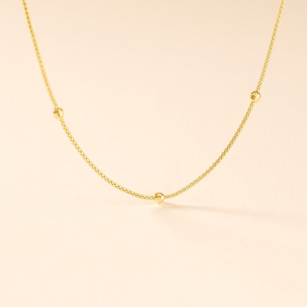 Collier Assiba Or Jaune - Colliers Femme | Histoire d’Or