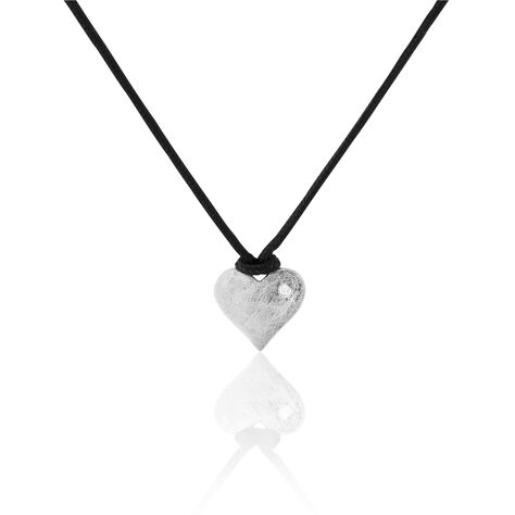 Collier Akshayaae Argent Jaune Oxyde De Zirconium - Colliers Coeur Femme | Histoire d’Or