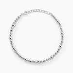 Bracelet Louisette Argent Blanc - Bracelets Femme | Histoire d&rsquo;Or