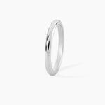 Alliance Judoca Or Blanc - Alliances 18 carats Unisex | Histoire d&rsquo;Or