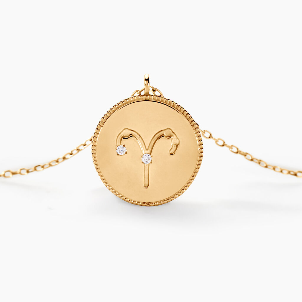 Collier Astrolae Or Jaune Diamant - Colliers Zodiaque Femme | Histoire d’Or