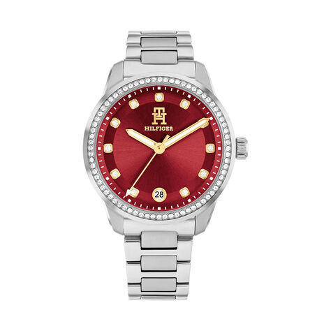 Montre Tommy Hilfiger Th85 Crystals Cerise - Montres Femme | Histoire d’Or