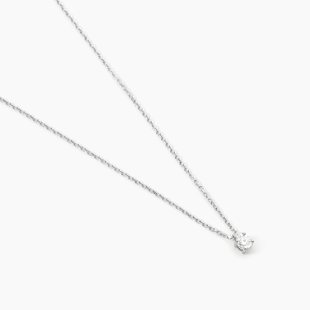 Collier Elfa Or Blanc Diamant - Colliers Femme | Histoire d’Or