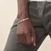 Bracelet Identité Casper Gourmette Argent Blanc - Gourmettes Homme | Histoire d’Or