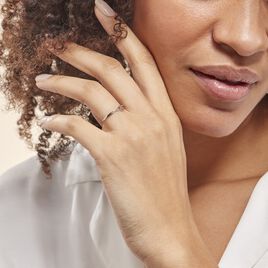Bague Veroucha Or Blanc Amethyste - Bagues solitaires Femme | Histoire d’Or