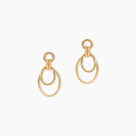 Boucles D'Oreilles Pendantes Felicity Plaqu&eacute; Or Jaune - Boucles d'oreilles fantaisie Femme | Histoire d&rsquo;Or