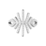 Bague Neli Argent Blanc Oxyde De Zirconium - Bagues avec pierre Femme | Histoire d&rsquo;Or