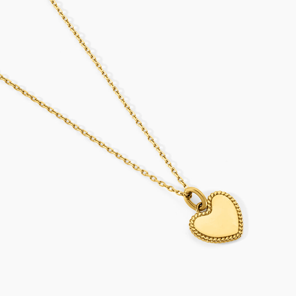 Collier Doria Acier Jaune - F&ecirc;te des m&egrave;res Femme | Histoire d&rsquo;Or