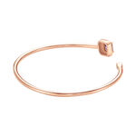 Bracelet Jonc Purple Mood Argent Rose Oxyde De Zirconium - Bracelets joncs Femme | Histoire d&rsquo;Or