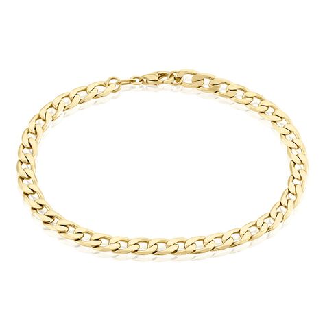Bracelet Plaqué Or Jaune Clement - Bracelets chaîne Homme | Histoire d’Or