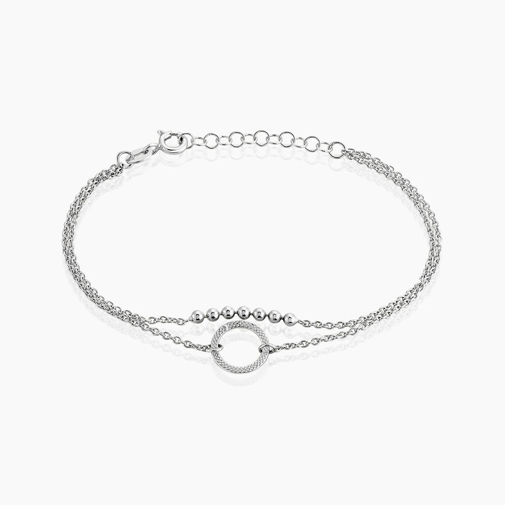 Bracelet Claramay Argent Blanc - Bracelets Femme | Histoire d’Or