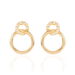 Boucles D'oreilles Pendantes Essia Plaqué Or Jaune Oxyde De Zirconium - Boucles d'oreilles fantaisie Femme | Histoire d’Or