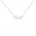 Collier Yuki Argent Blanc - Colliers fantaisie Femme | Histoire d’Or
