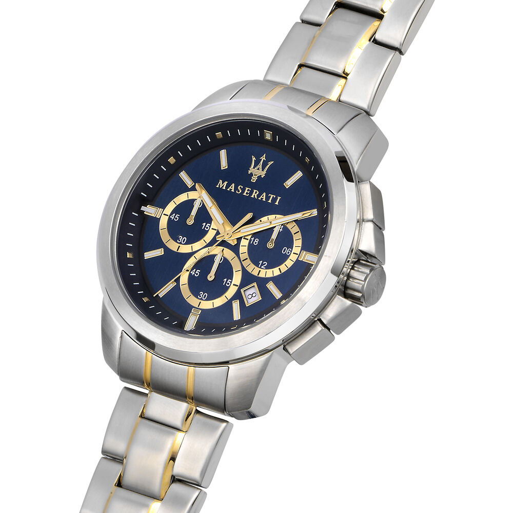 Montre maserati successo bleu clearance