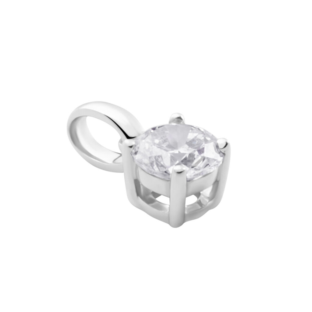 Pendentif Victoria Or Blanc Diamant - Pendentifs Femme | Histoire d&rsquo;Or