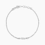Bracelet Argent Blanc Maic - F&ecirc;te des m&egrave;res Femme | Histoire d&rsquo;Or