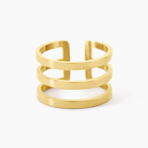 Bague Ajustable Adel Acier Dor&eacute; - Bagues fantaisie Femme | Histoire d&rsquo;Or