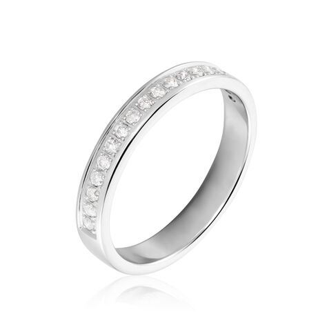 Alliance Amber Or Blanc Diamant - Alliances Femme | Histoire d’Or
