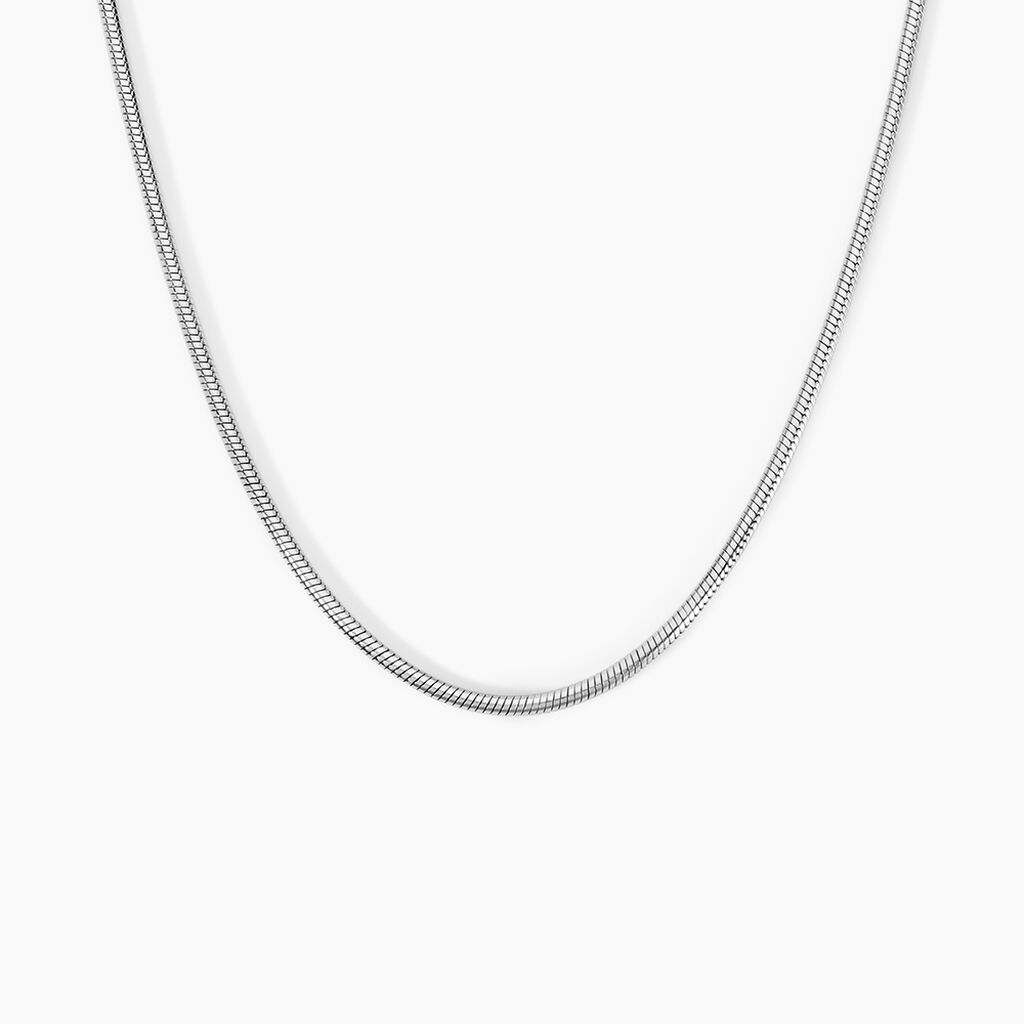 Chaine Nino Argent Blanc - Chaines Homme | Histoire d&rsquo;Or