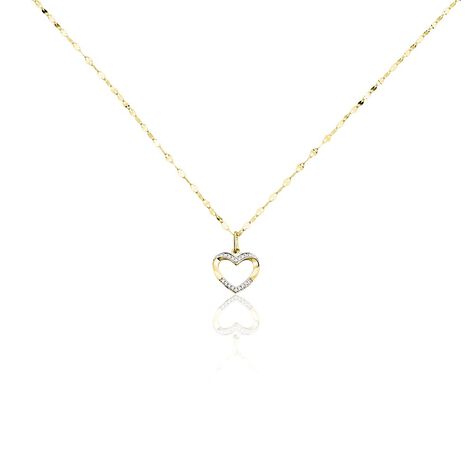 Collier Kalliope Jaune Diamant Blanc - Colliers Femme | Histoire d’Or