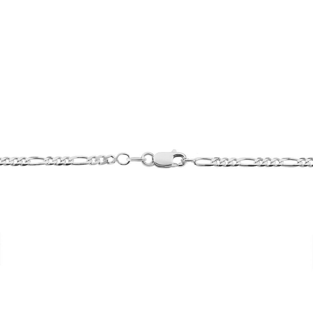 Collier Vivian Argent Blanc - Chaines Homme | Histoire d&rsquo;Or