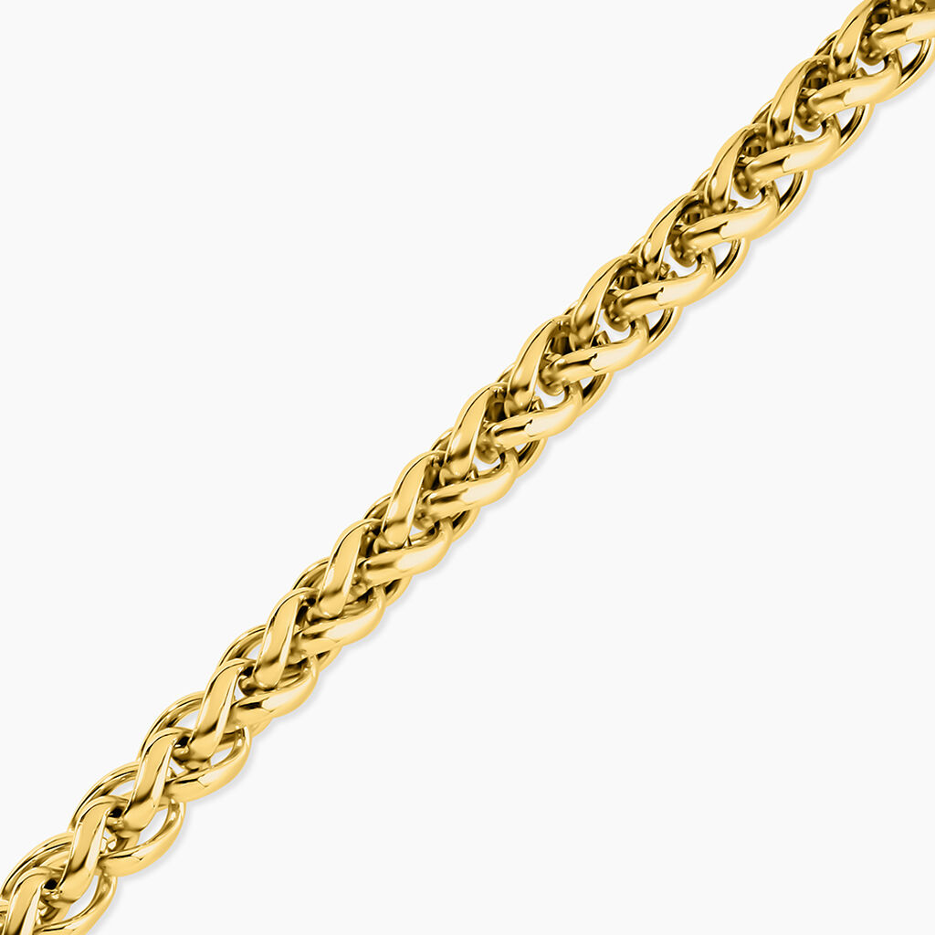 Bracelet Manolia Acier Jaune - Bijoux sans pierre Femme | Histoire d&rsquo;Or