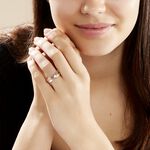 Bague Andrette Or Bicolore Diamant - Bagues avec pierre Femme | Histoire d&rsquo;Or