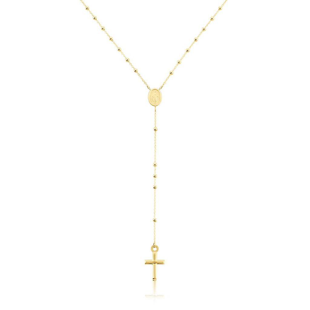 Collier Cleya Or Jaune - Cadeaux de bapt&ecirc;me Famille | Histoire d&rsquo;Or