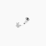Piercing Ayako Argent Blanc Oxyde De Zirconium - Piercings d'oreilles Femme | Histoire d&rsquo;Or