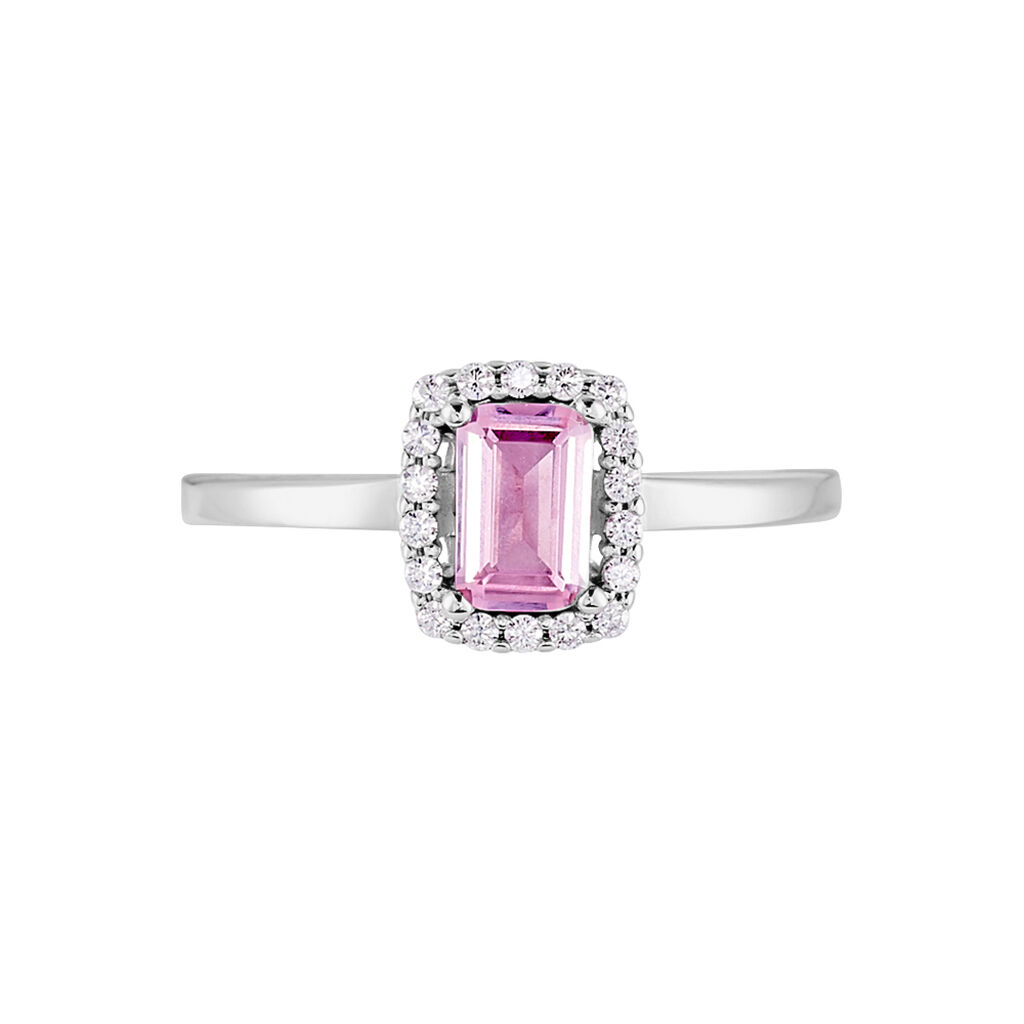 Bague Solitaire Aladin Argent Oxyde De Zirconium - Bagues solitaires Femme | Histoire d’Or