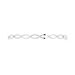 Bracelet Jonc Vaguia Argent Blanc - Bracelets fantaisie Femme | Histoire d’Or