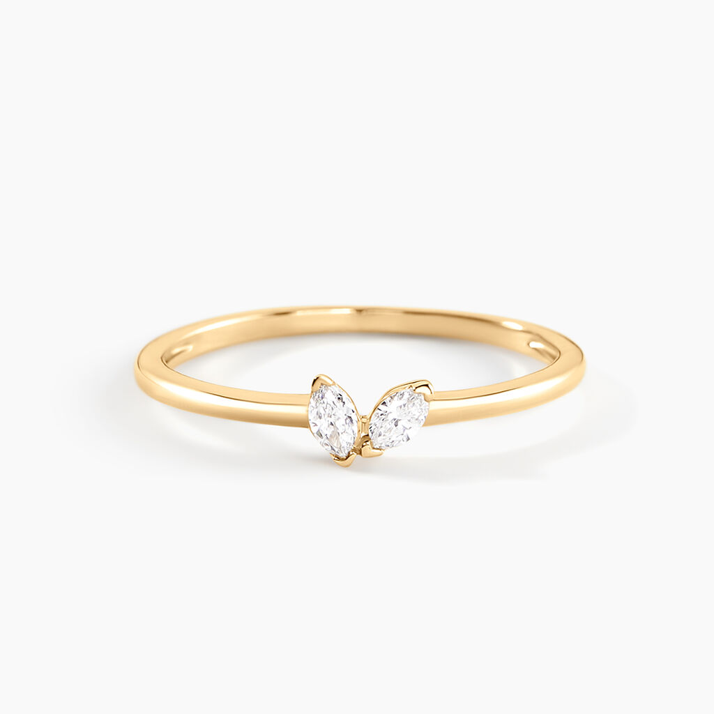 Bague Velvela Or Jaune Diamant Synthétique - Nouveautés Femme | Histoire d’Or