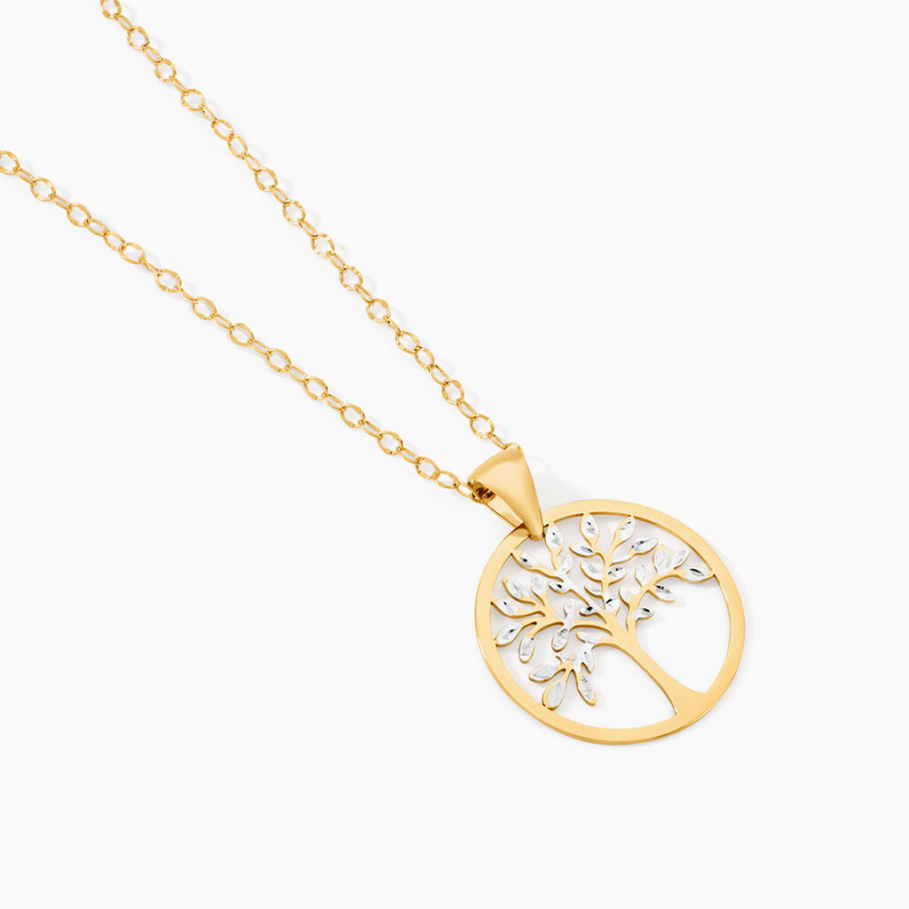 Collier Aragorn Or Bicolore - Bijoux sans pierre Femme | Histoire d&rsquo;Or