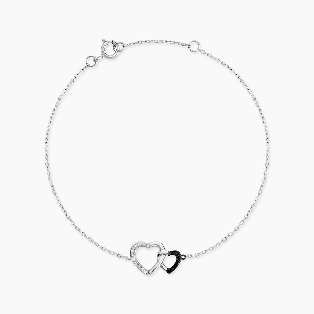 Bracelet Silana Or Blanc Diamant - Bracelets Pierre Femme | Histoire d&rsquo;Or