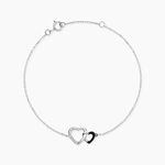 Bracelet Silana Or Blanc Diamant - Bracelets Pierre Femme | Histoire d&rsquo;Or