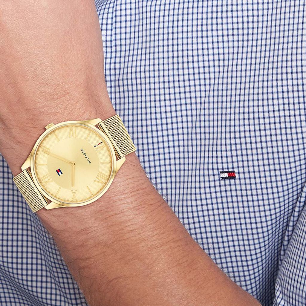 Montre Tommy Hilfiger Becker Doré - Montres Homme | Histoire d’Or