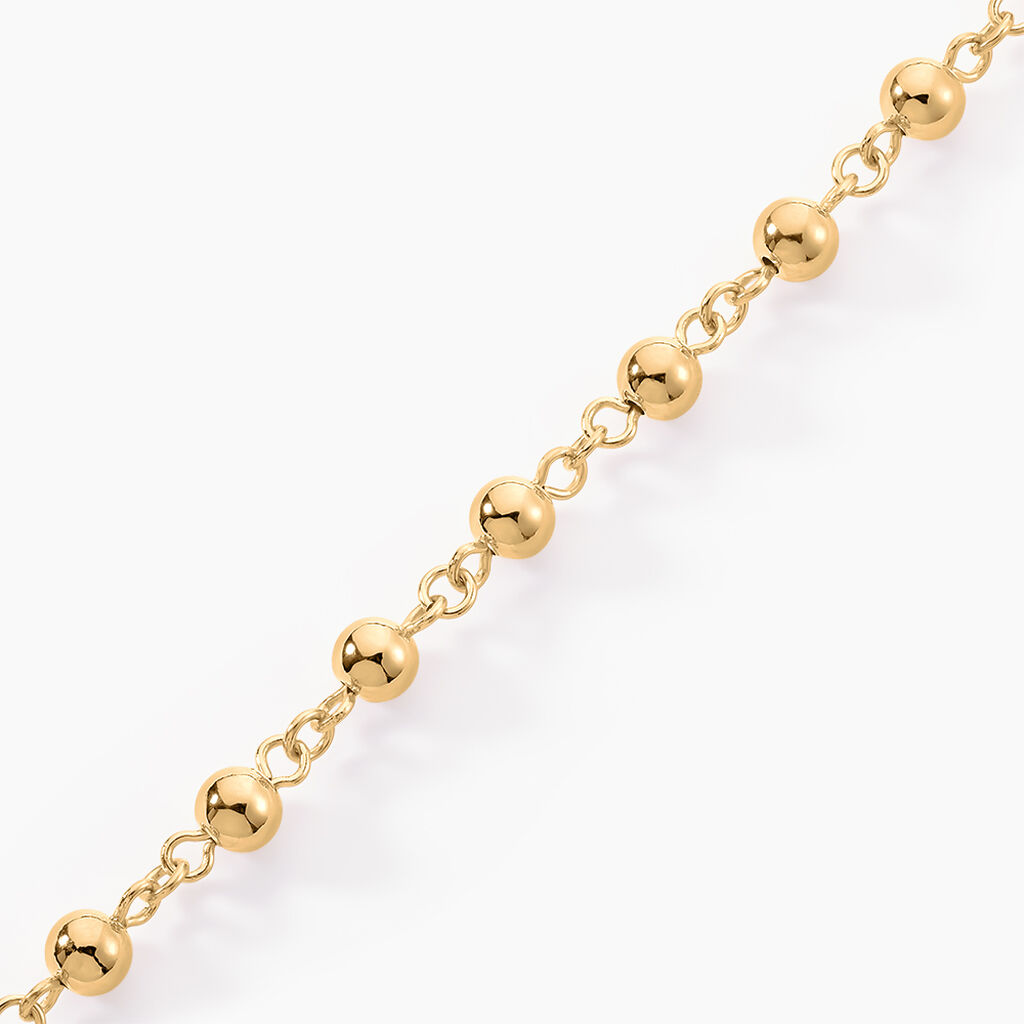 Bracelet Viperine Plaqué Or Jaune - Bracelets chaîne Femme | Histoire d’Or