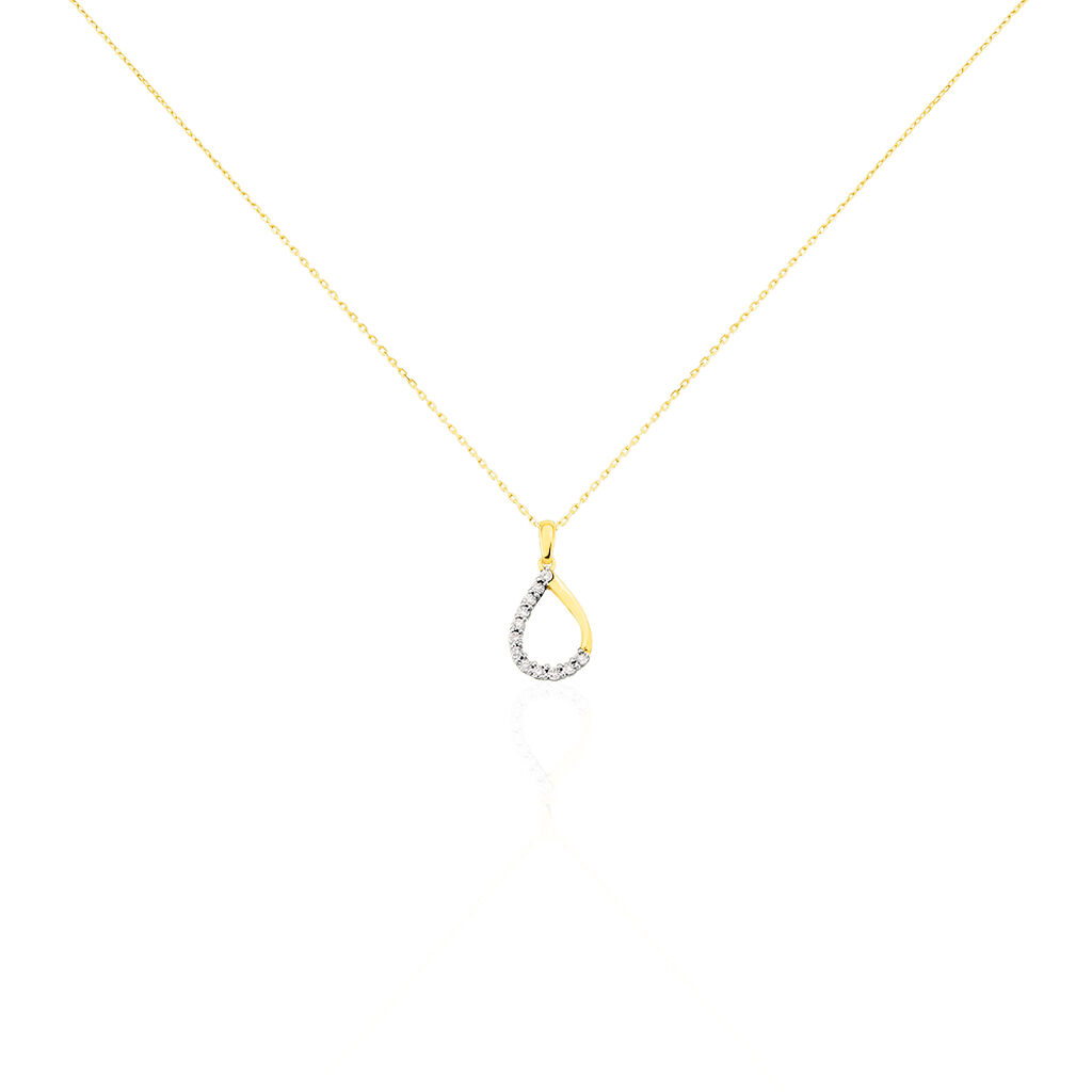 Collier Chrystalise Or Jaune Diamant - Colliers Femme | Histoire d’Or