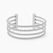 Jonc Ouvert Acier Blanc Galaad - Bracelets joncs Femme | Histoire d’Or