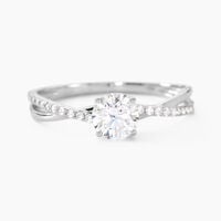 Bague Dana Or Blanc Oxyde De Zirconium