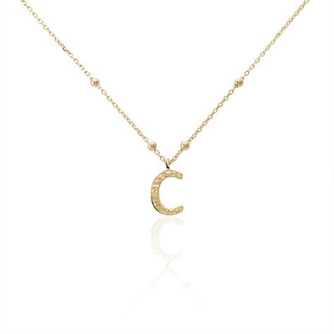 Collier Plaqu&eacute; Or Jaune Lettra - Colliers fantaisie Femme | Histoire d&rsquo;Or